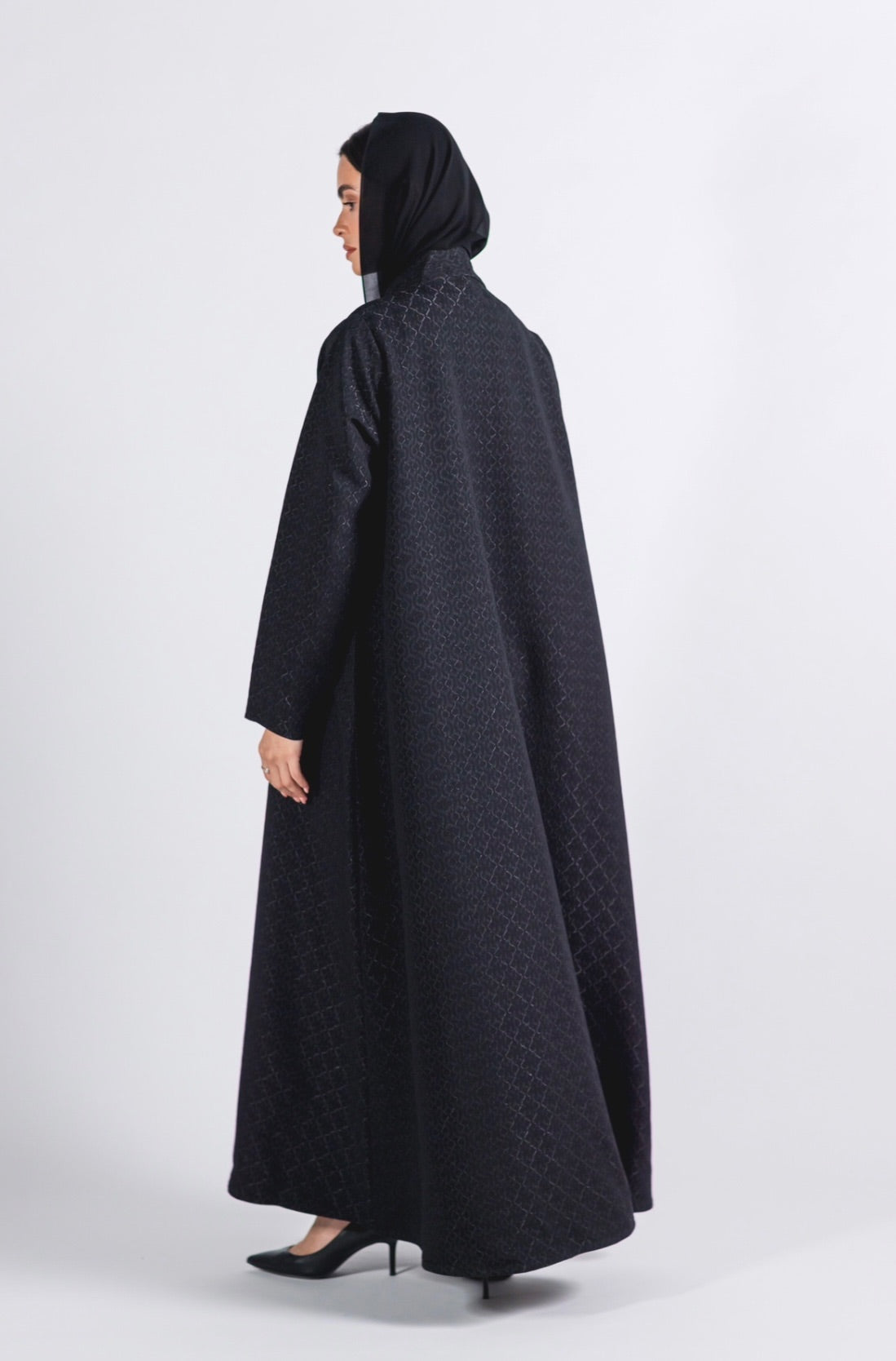 Black elegant abaya - 4