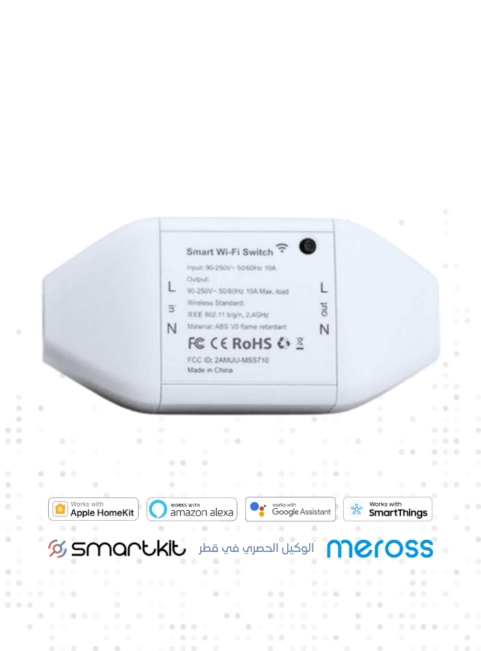 Meross Smart Light Switch Supports Apple HomeKit, Siri, Alexa, Google Assistant & SmartThings, 2.4GHz Wi-Fi Light Switch, Neutral Wire Required, Single Pole, Remote Control Schedule - 4