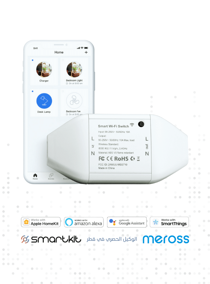 Meross Smart Light Switch Supports Apple HomeKit, Siri, Alexa, Google Assistant & SmartThings, 2.4GHz Wi-Fi Light Switch, Neutral Wire Required, Single Pole, Remote Control Schedule - 5