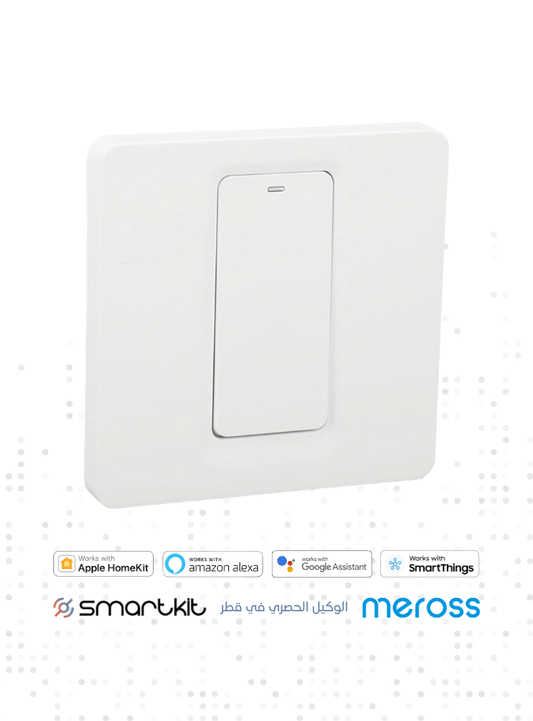 Meross Light Switch, 2 Way, Neutral Requires, Touch/Remote/Voice Control, LED Wall Switch with Timer, White, Compatible with Apple HomeKit, Alexa, Google - 2