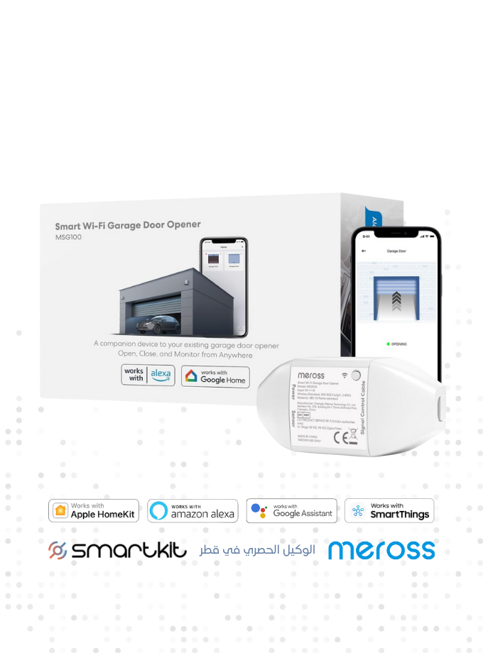 Meross Smart WiFi Garage Door Opener Remote, App Control, Works with Alexa, Google Assistant and SmartThings, No Hub Needed - 5