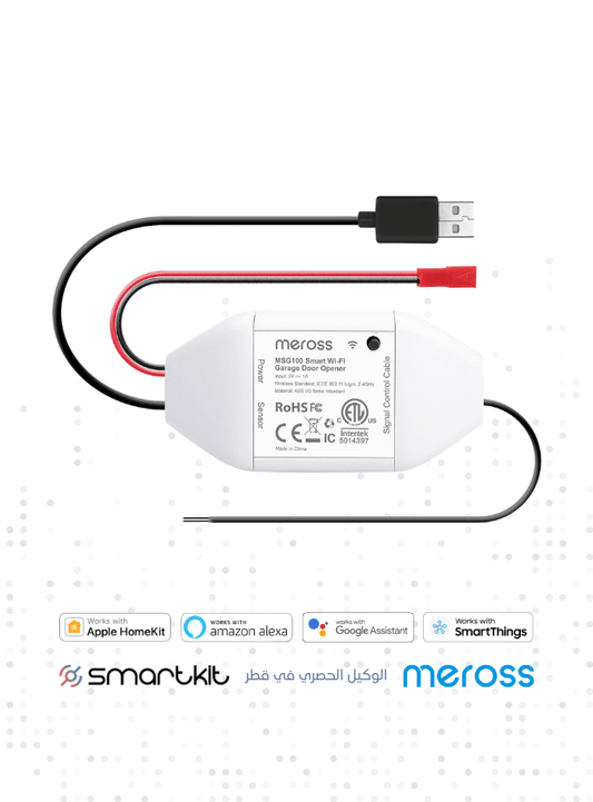Meross Smart WiFi Garage Door Opener Remote, App Control, Works with Alexa, Google Assistant and SmartThings, No Hub Needed - 1