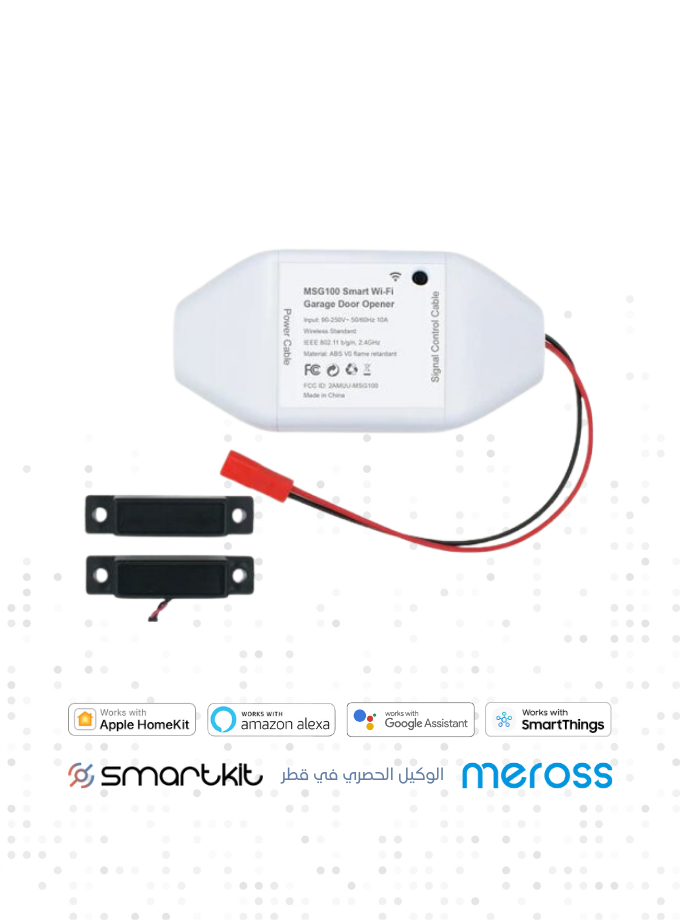 Meross Smart WiFi Garage Door Opener Remote, App Control, Works with Alexa, Google Assistant and SmartThings, No Hub Needed - 2