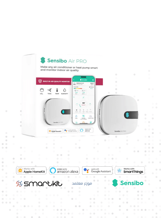 Sensibo Air PRO – Air Conditioner Smart Controller & Air Quality Sensor. Smart Thermostat for Mini Split, Window, Portable AC. Temp & Humidity Sensors. Google, Alexa, Siri & Apple HomeKit Compatible - 3