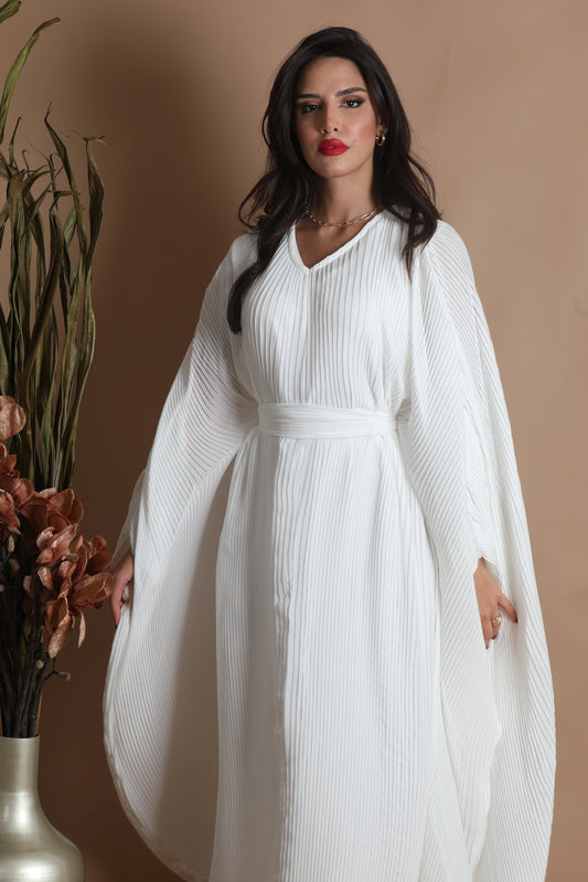 White flowy maxi dress