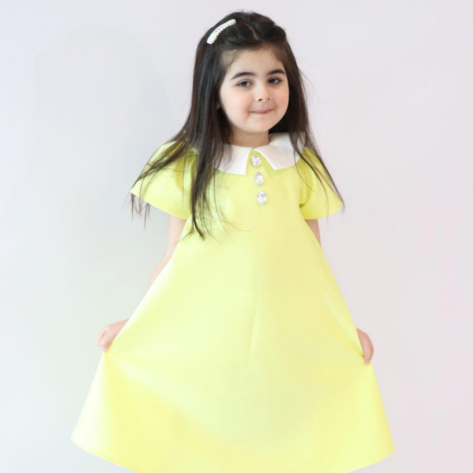 <tc>فستان أصفر زاهي للأطفال</tc>