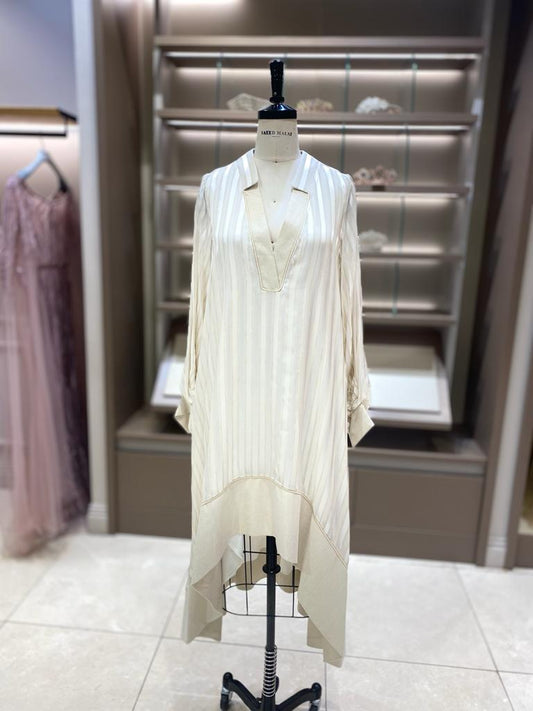 Off white unique dress