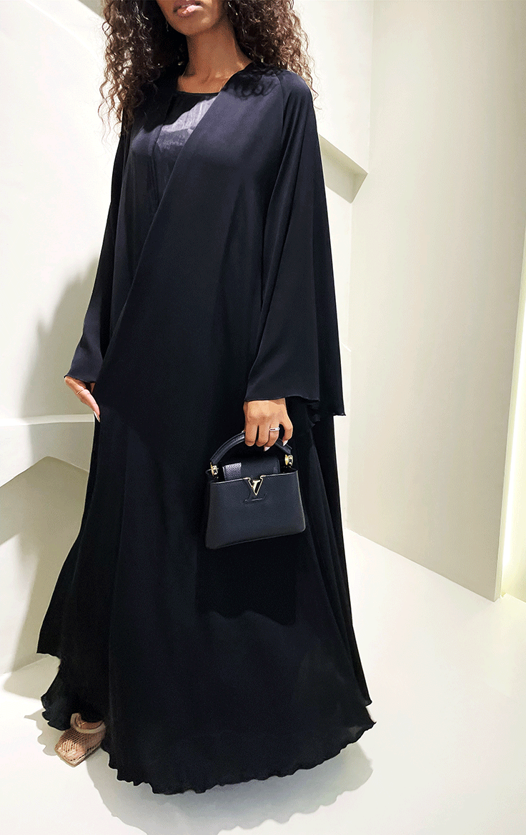 Simple light abaya